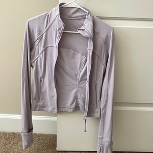 Lavender cropped define jacket